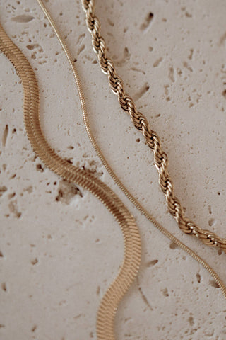 Rope chain necklace - The Red Thread Boutique
