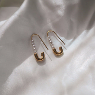 Safety Pin Earrings - The Red Thread Boutique