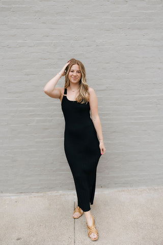 Salinas Midi Dress, Black by Z Supply *final sale - The Red Thread Boutique