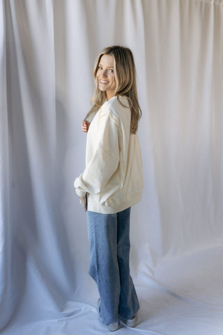 Sardines Graphic Sweatshirt - The Red Thread Boutique