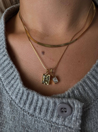 Sasha Layered Necklace Set: Silver - The Red Thread Boutique