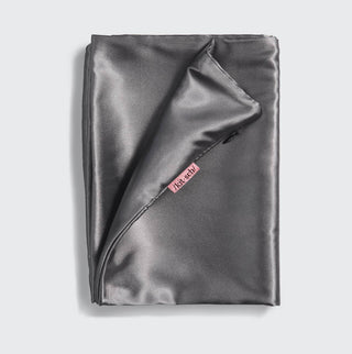Satin Pillowcase - Charcoal - The Red Thread Boutique