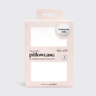 Satin Pillowcase - Ivory - The Red Thread Boutique