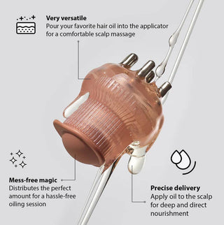 Scalp & Hair Oil Applicator - Terracotta - The Red Thread Boutique