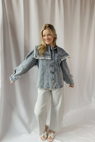 Scout Jacket, Denim - The Red Thread Boutique
