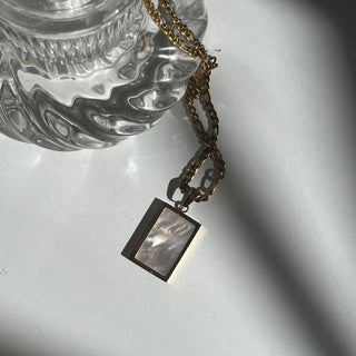 Serenity Necklace | White Shell Pendant Necklace - The Red Thread Boutique