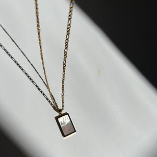 Serenity Necklace | White Shell Pendant Necklace - The Red Thread Boutique