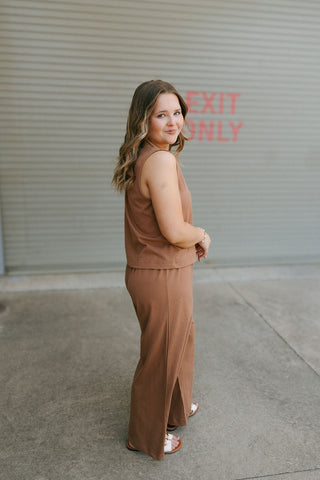 Sloane V Neck Tank, Teakwood by Z Supply *final sale - The Red Thread Boutique