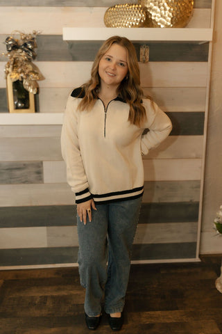 Society Sweater, Crystal - The Red Thread Boutique