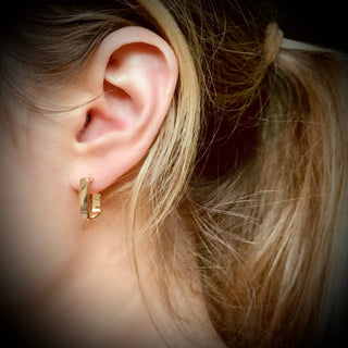 Square Hoop Earrings - The Red Thread Boutique