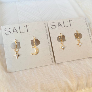 Starburst Huggie Hoop Earrings - The Red Thread Boutique