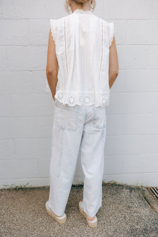 Stripe Barrel Pants *final sale - The Red Thread Boutique