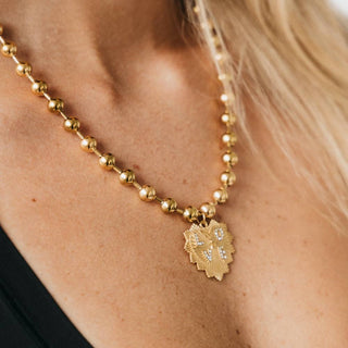 Sunburst Heart Love Pendant Necklace - Toggle - The Red Thread Boutique
