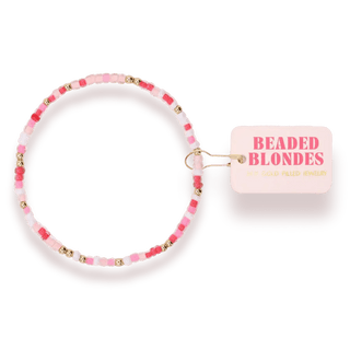 Sweet Tart Sprinkle Bracelet: Standard 6.75 inch - The Red Thread Boutique