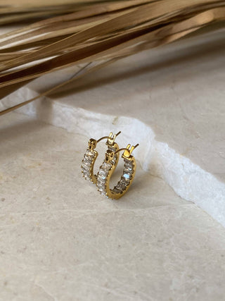 Tanna Icy Hoops - The Red Thread Boutique