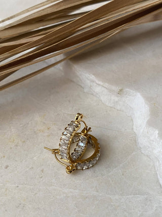 Tanna Icy Hoops - The Red Thread Boutique