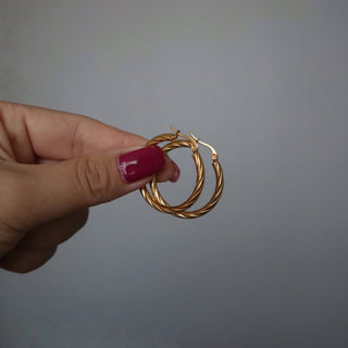 Twisted Hoops - The Red Thread Boutique