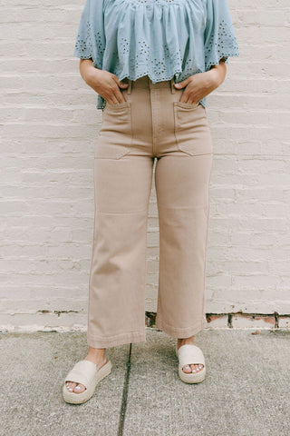 Utility Pants, Latte - The Red Thread Boutique