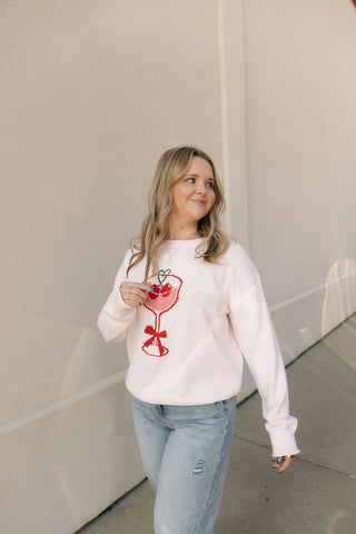 Valentine Martini Sweater - The Red Thread Boutique