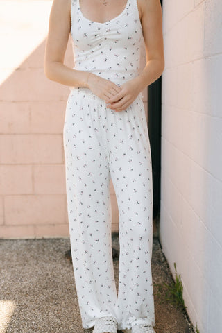 Vintage Ditsy Pants, White Shell by Z Supply *final sale - The Red Thread Boutique
