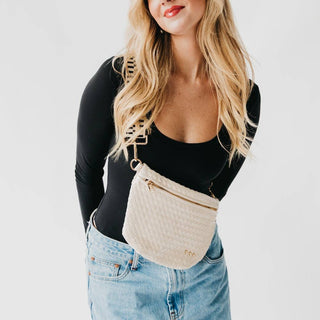 Westlyn Woven Bum Bag, Cream - The Red Thread Boutique