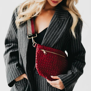 Westlyn Woven Bum Bag, Taupe - The Red Thread Boutique