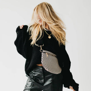 Westlyn Woven Bum Bag, Taupe - The Red Thread Boutique