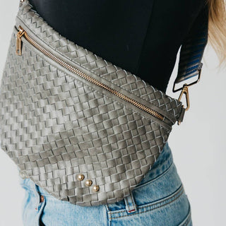 Westlyn Woven Bum Bag, Taupe - The Red Thread Boutique