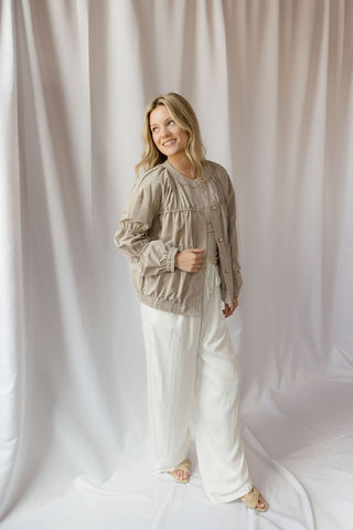 Wrenly Jacket, Khaki - The Red Thread Boutique