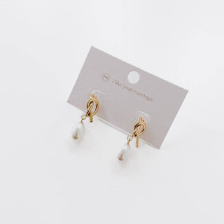 Pearl Drop Earrings Nontarnish